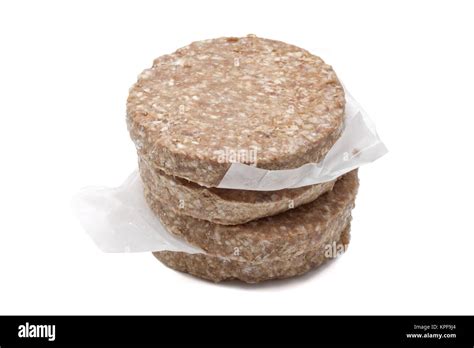 frozen burger patties Stock Photo - Alamy