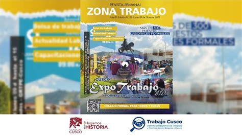 Revista de Empleo ZONA TRABAJO CUSCO Edición N130 Noticias