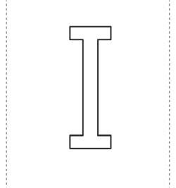 Moldes De Letras Del Abecedario Mayusculas Y Minusculas Para Imprimir