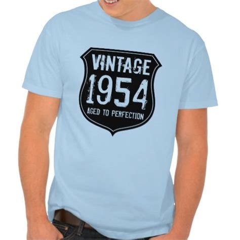 Vintage 1954 Aged To Perfection Tee Shirt For Men Shirts For Leggings Mens Tee Shirts T Shirt