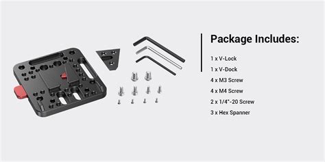 SmallRig V Lock Assembly Kit 1846C