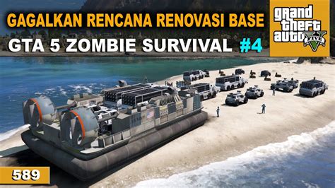 MERRY MAU BANGUN BASE LAGI GTA 5 ZOMBIE SURVIVAL 589 YouTube