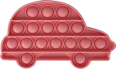 Pop It Van By Qubix Pop It Fidget Toy Auto Roze Fidget Toy Van