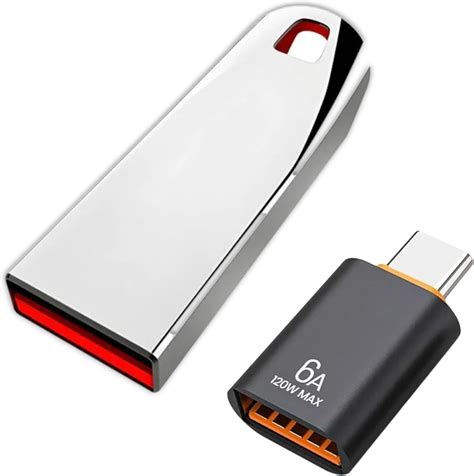 Memoria USB 2TB 2000 GB 3.0 mas Adaptador OTG USB a Tipo C Super Rapido ...