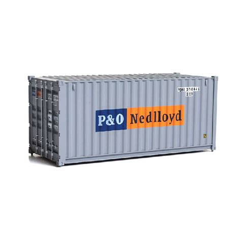 Walthers 949 8074 SceneMaster HO 20 Corrugated Container P O Nedlloyd