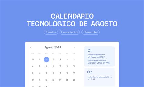 Agosto Efem Rides Y Eventos De Tecnolog A