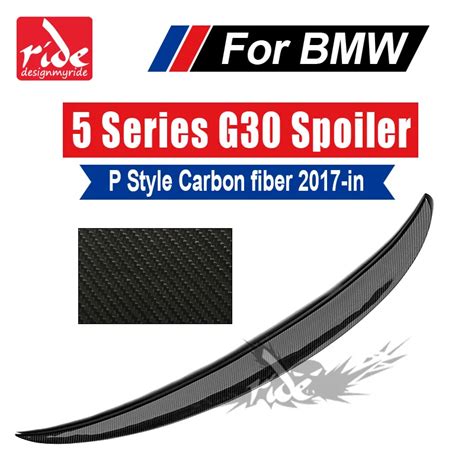 For Bmw G30 Carbon Spoiler P Style 5 Series G30 530i 540i 550i M