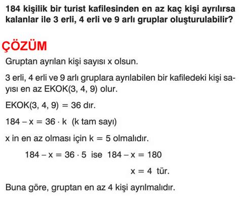 Ebob Ekok Konu Anlat M Rnekleri Tyt Matematik Ebob Ekok Problemleri