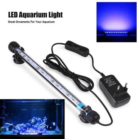 Submersible sous marine lumière aquarium LED Lampe de réservoir de