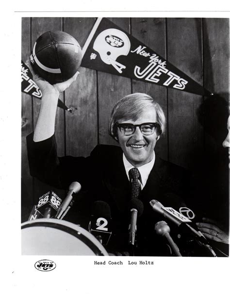 N.Y. Jets Head Coach 1975 Lou Holtz Photo and 50 similar items