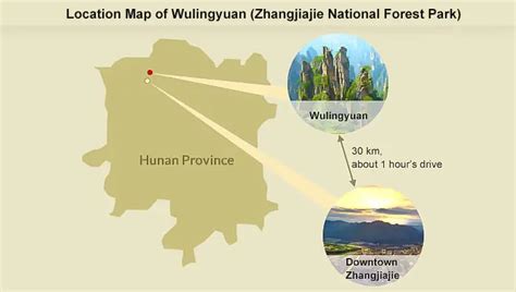 Zhangjiajie National Forest Park China Map - Guinna Hyacinthia