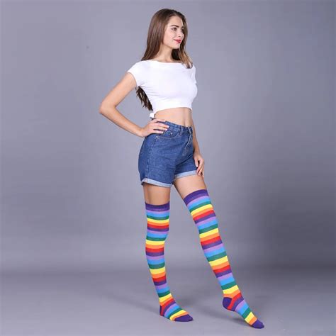 Sexy Thigh High Over The Knee Cotton Long Socks Best Crossdress And Tgirl Store