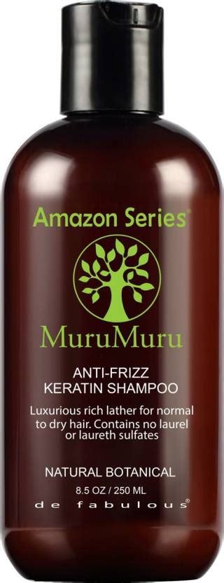 De Fabulous Amazon Series Murumuru Anti Frizz Keratin Shampoo Price