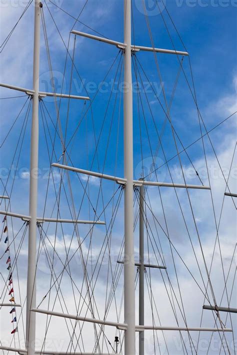 Modern Ship Masts Without Sails 11698236 Stock Photo At Vecteezy