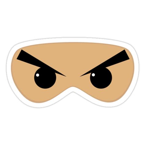 Ninja Eyes Stickers By Reshad Hurree Redbubble