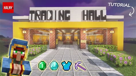 Modern Trading Hall Tutorial For Minecraft Youtube