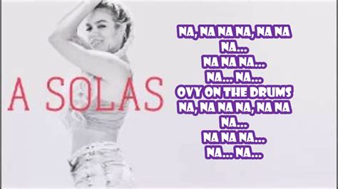 Karol G A Solas Letra YouTube