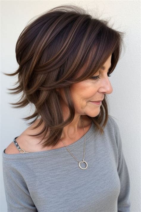 27 Shoulder Hairstyles For Women Over 40 7 In 2024 Shoulder Hair Haircuts For Medium Hair