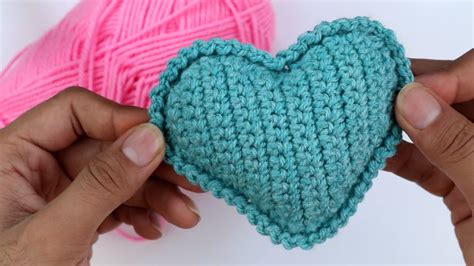 How To Crochet Beautiful Heart Step By Step Youtube