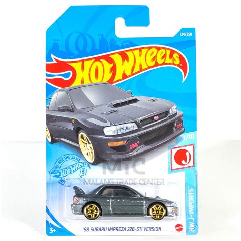Hot Wheels Subaru Imprezza B Sti Version Grey Lot M Lazada Indonesia