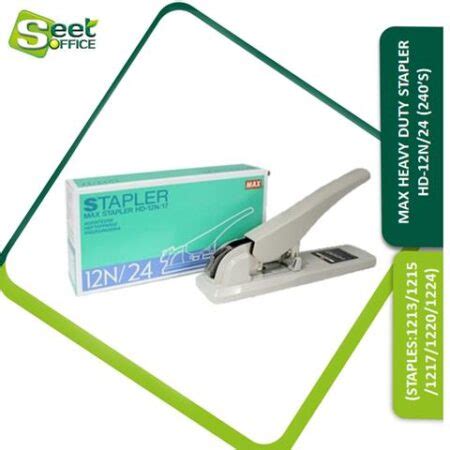 MAX HEAVY DUTY STAPLER HD 12N 24 STAPLES 1213 1215 1217 1220 1224 240