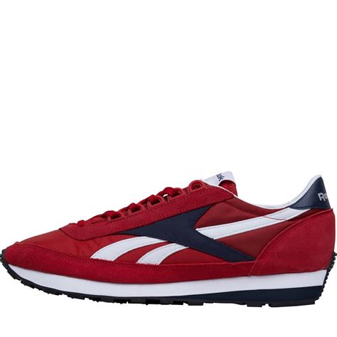 Buy Reebok Classics Mens Aztec Retro Trainers Flash Red/Collegiate Navy/Black/White