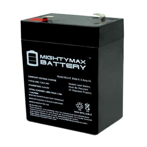 Mighty Max Battery Volt Ah Rechargeable F Terminal Sealed Lead