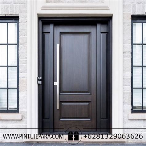 Jual Kusen Pintu Utama Daun Kayu Jati Klasik Panel Pj Pintu Jepara