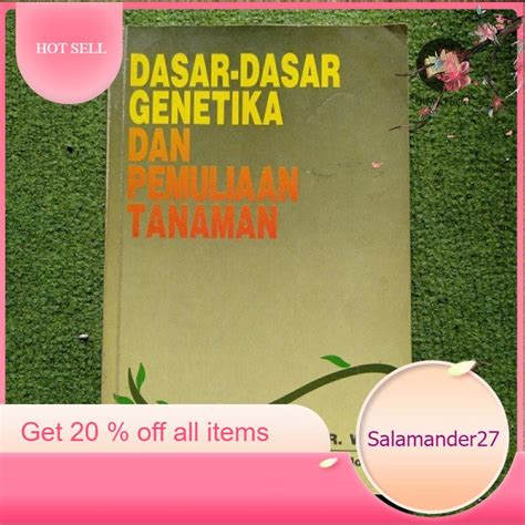 Jual Original Dasar Dasar Genetika Dan Pemuliaan Tanaman Shopee