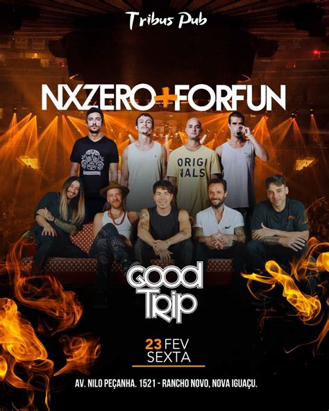 Good Trip Especial Forfun Nx Zero em Nova Iguaçu Evento ON