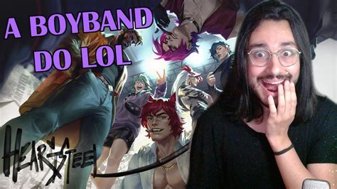 Lol Mostra Membros Da Boyband Heartsteel React League Of Legends