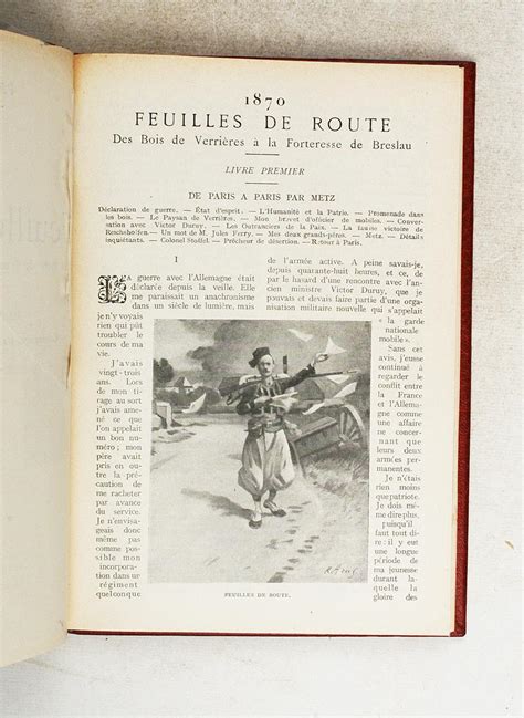 DEROULEDE P 1870 Feuilles De Route