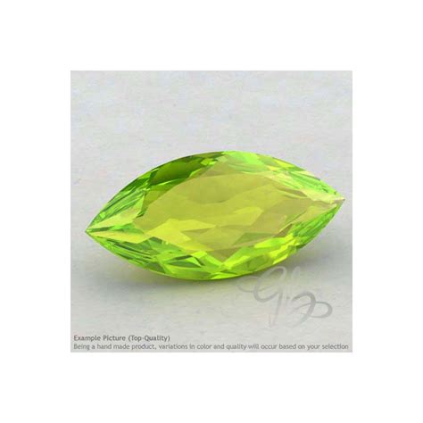 Peridot Marquise Shape Calibrated Gemstones