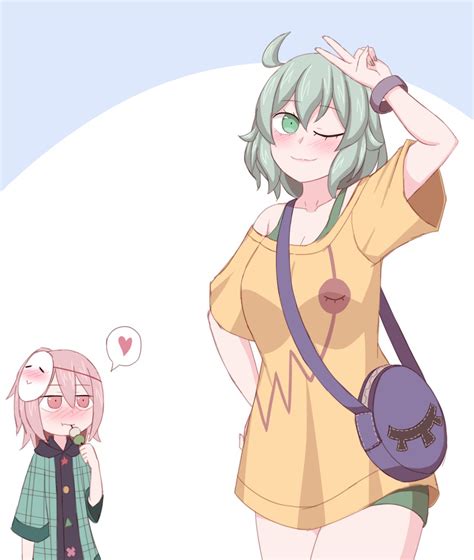 Komeiji Koishi And Hata No Kokoro Touhou Drawn By Kiryuu Soma Danbooru