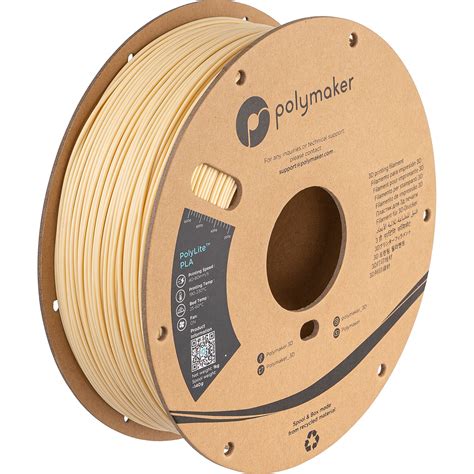 Polymaker Mm Polylite Pla Filament Kg Cream Pa B H