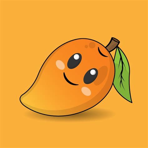 Premium Vector Juicy Mango Isolated Illustration