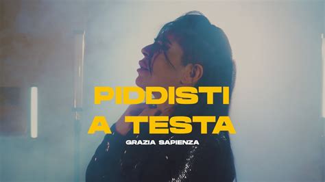 Grazia Sapienza Piddisti A Testa Ufficiale 2024 Youtube