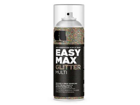 Spray Easy Max Acrílico Glitter Cosmos Lac 400 Ml Glitter Multicolor