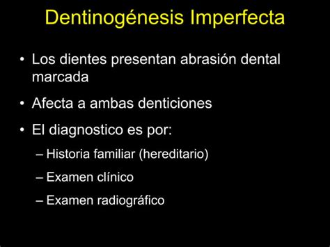 Dentinog Nesis Imperfecta Ppt Descarga Gratuita