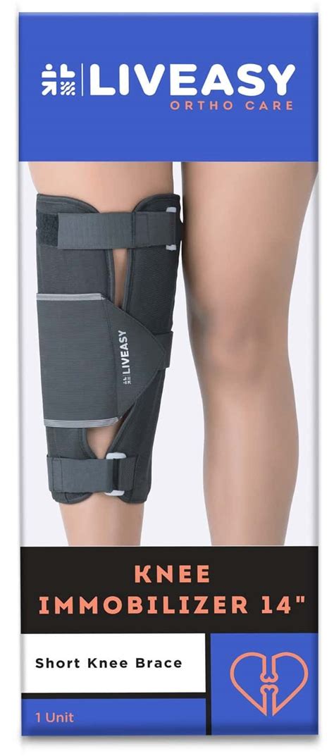 Buy LIVEASY ORTHO CARE KNEE IMMOBILIZER 14 MEDIUM Online Get Upto 60