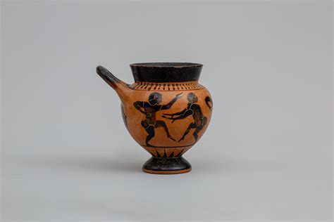 Attributed To The Inscription Painter Terracotta One Handled Drinking