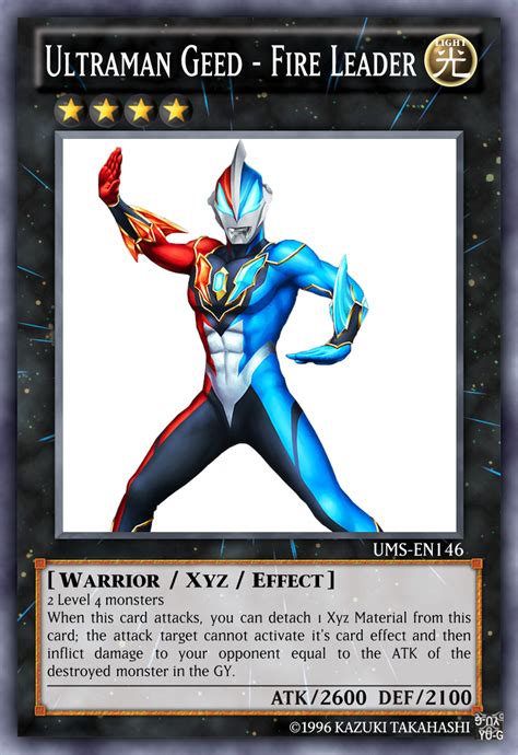 Ultraman Geed Fire Leader By Cyberdraco001 On Deviantart