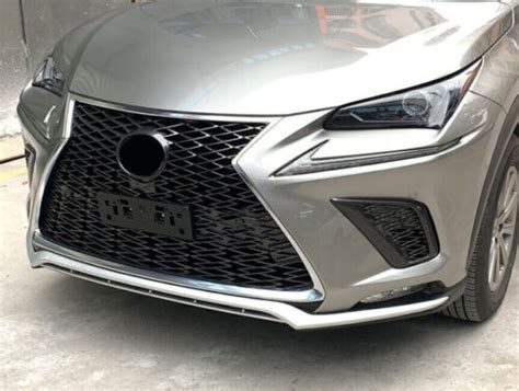 Glossy Black Front Fog Light Eyelid Molding Cover For Lexus Nx F Sport