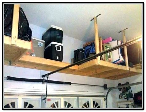 Hanging Garage Storage Ideas Garage Ceiling Storage Diy Garage Storage Overhead Garage Storage