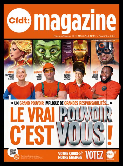 Cfdt Magazine N F D Ration Chimie Energie Cfdt