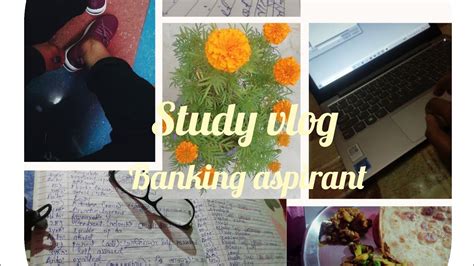 Study Vlog Productive Day Banking Aspirant Youtube