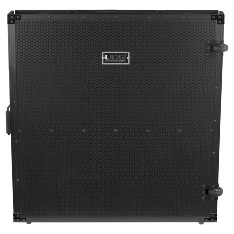 Disc Udg Flightcase Fold Out Dj Table Plus Wheels Black Gear Music