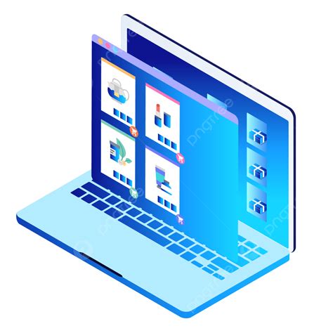 Gambar Laptop Teknologi Masa Depan Biru Biru Masa Depan Buku Catatan