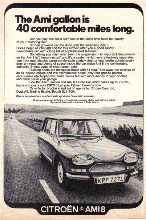 1973 Citroen Ami 8 Ad England Covers The 1973 Citroen Am Flickr