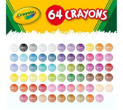 Crayola Crayons 64 Count Box With Sharpener Crayola